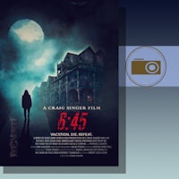 a poster for the horror movie 645